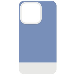 Чохол TPU+PC Bichromatic для Apple iPhone 13 (6.1"), Blue / White
