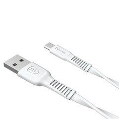 Дата кабель Baseus Mini MicroUSB Cable 2.4A (1m) (CAMSW) Белый