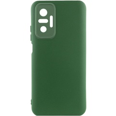 Чехол Silicone Cover Lakshmi Full Camera (A) для Xiaomi Redmi Note 10 Pro / 10 Pro Max Зеленый / Dark green