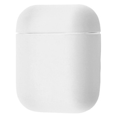 Силіконовий футляр для навушників Airpods Ultra Slim, Белый