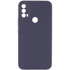 Чохол Silicone Cover Lakshmi Full Camera (AAA) для Motorola Moto E40, Сірий / Dark Gray