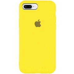 Чехол Silicone Case Slim Full Protective для Apple iPhone 7 plus / 8 plus (5.5"), Желтый / Neon Yellow