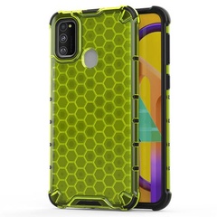 Ударопрочный чехол Honeycomb для Samsung Galaxy M30s / M21, Зеленый