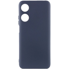 Чохол Silicone Cover Lakshmi Full Camera (A) для Oppo A38 / A18, Синий / Midnight Blue