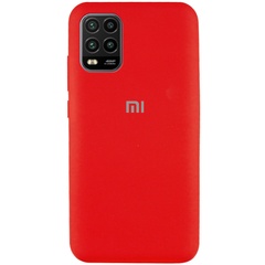 Чехол Silicone Cover Full Protective (AA) для Xiaomi Mi 10 Lite Красный / Red