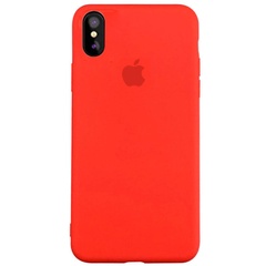 Чехол Silicone Case Full Protective (AA) для Apple iPhone XS Max (6.5") Красный / Red