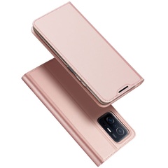 Чехол-книжка Dux Ducis с карманом для визиток для Xiaomi 11T / 11T Pro Rose Gold