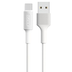 Дата кабель Borofone BX1 EzSync USB to Type-C (1m), Белый