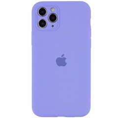 Чехол Silicone Case Full Camera Protective (AA) для Apple iPhone 12 Pro Max (6.7") Сиреневый / Dasheen