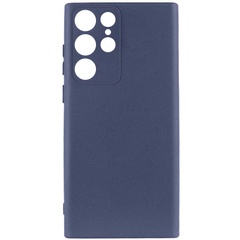 Чохол Silicone Cover Lakshmi Full Camera (A) для Samsung Galaxy S23 Ultra, Синий / Midnight Blue