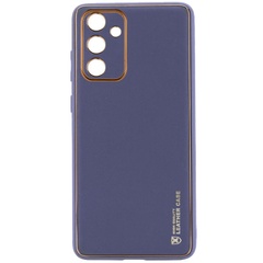 Кожаный чехол Xshield для Samsung Galaxy A15 4G/5G Серый / Lavender Gray
