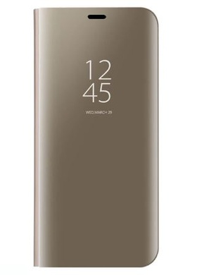Чехол-книжка Clear View Standing Cover для Samsung J600F Galaxy J6 (2018) Золотой
