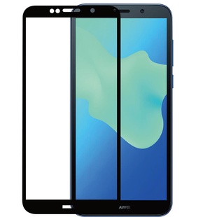 Защитное стекло 2.5D CP+ (full glue) для Huawei Y5 (2018) / Y5 Prime (2018) / Y5p Черный