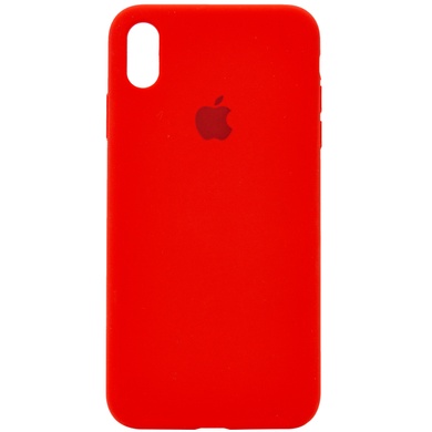 Чохол Silicone Case Full Protective (AA) для Apple iPhone XS Max (6.5 "), Червоний / Red