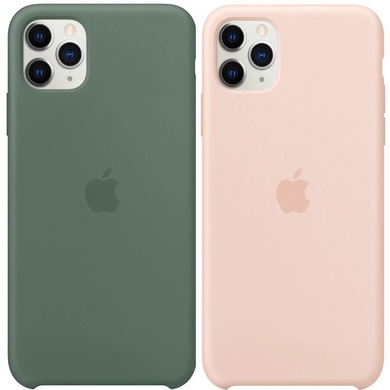 Чохол Silicone case (AAA) для Apple iPhone 11 Pro (5.8 "), Рожевий / Pink Sand