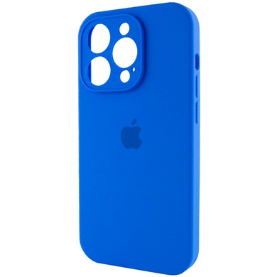 Чехол Silicone Case Full Camera Protective (AA) для Apple iPhone 13 Pro (6.1") Синий / Capri Blue