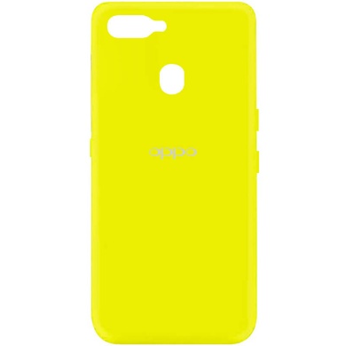 Чохол Silicone Cover My Color Full Protective (A) для Oppo A5s / Oppo A12, Жовтий / Flash