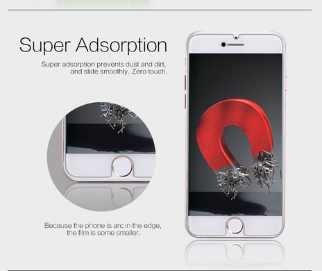 Защитная пленка Nillkin Crystal для Apple iPhone 6/6s (4.7") Анти-отпечатки