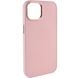 TPU чехол Bonbon Metal Style для Apple iPhone 14 (6.1") Розовый / Light pink