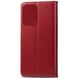 Кожаный чехол книжка GETMAN Gallant (PU) для Xiaomi Redmi 13C / Poco C65 Красный