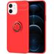 TPU чохол Deen ColorRing під магнітний тримач (opp) для Apple iPhone 12 mini (5.4"), Красный / Красный
