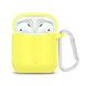 Силиконовый футляр с карабином для наушников AirPods Pro Желтый / Bright Yellow