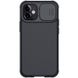 Карбонова накладка Nillkin Camshield (шторка на камеру) для Apple iPhone 12 mini (5.4"), Чорний / Black