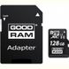 Карта памяти GoodRam microSDXC UHS-1 128 GB Class 10 + SD adapter Черный