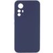 Чохол Silicone Cover Lakshmi Full Camera (AAA) для Xiaomi Redmi Note 12S, Темно-Синий / Midnight Blue