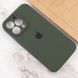 Чохол Silicone Case Full Camera Protective (AA) для Apple iPhone 13 Pro Max (6.7 "), Зеленый / Cyprus Green