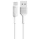Дата кабель Borofone BX1 EzSync USB to Type-C (1m) Белый