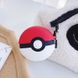 Силіконовий футляр Pokemon series для навушників AirPods Pro + кільце, Покебол/Красно-белый