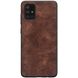 Кожаный чехол Lava для Samsung Galaxy M11, Темно-коричневый