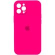 Чохол Silicone Case Full Camera Protective (AA) для Apple iPhone 13 Pro Max (6.7 "), Розовый / Barbie pink