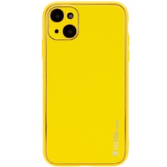 Шкіряний чохол Xshield для Apple iPhone 14 (6.1"), Желтый / Yellow