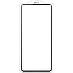 Защитное стекло SKLO 5D (тех.пак) для Xiaomi Poco F5 Черный / Белая подложка