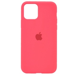 Чохол Silicone Case Full Protective (AA) для Apple iPhone 11 (6.1"), Кавуновий / Watermelon red
