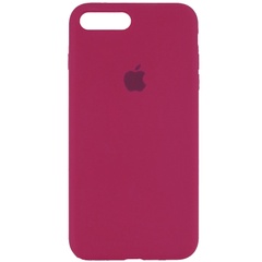 Чохол Silicone Case Full Protective (AA) для Apple iPhone 7 plus / 8 plus (5.5 "), Красный / Rose Red