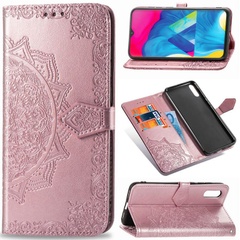 Шкіряний чохол (книжка) Art Case з візитницею для Samsung Galaxy A02, Розовый