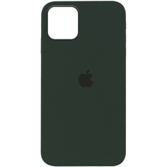 Чохол Silicone Case Full Protective (AA) для Apple iPhone 12 Pro Max (6.7 "), Зеленый / Cyprus Green