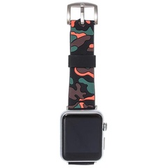 Ремешок силиконовый для Apple Watch камо 42/44mm Оранжевый