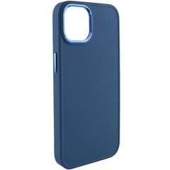 TPU чохол Bonbon Metal Style для Apple iPhone 14 (6.1"), Синій / Cosmos Blue