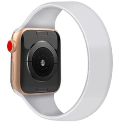Ремінець Solo Loop для Apple watch 38mm/40mm 156mm (6), Білий / White