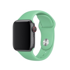 Силіконовий ремінець для Apple watch 42mm/44mm/45mm/49mm, Зеленый / Spearmint