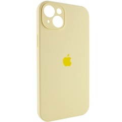 Чохол Silicone Case Full Camera Protective (AA) для Apple iPhone 13 (6.1 "), Желтый / Mellow Yellow