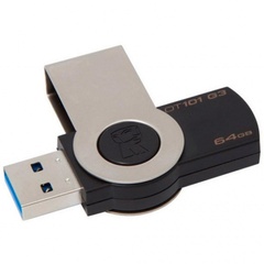 Флеш накопитель USB 64GB Kingston DataTraveler 101 (DT101 G2/64GB), Черный