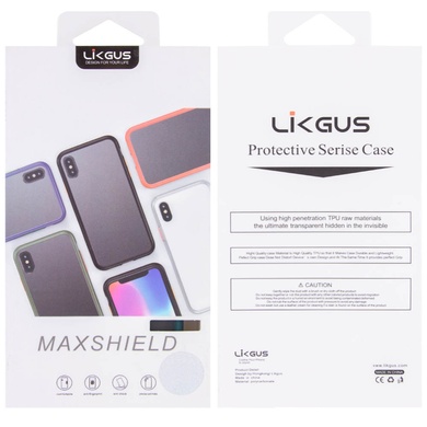 TPU+PC чохол LikGus Maxshield для Apple iPhone 11 Pro Max (6.5"), Синий