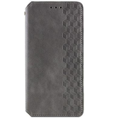 Шкіряний чохол книжка GETMAN Cubic (PU) для Samsung Galaxy A24 4G, Сірий