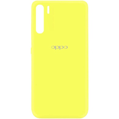 Чехол Silicone Cover My Color Full Protective (A) для Oppo A91 Желтый / Flash