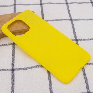 Силиконовый чехол Candy для Xiaomi Mi 11 Lite Желтый